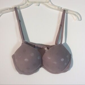Pink Polka Dot Underwire Bra